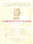 Etiketa Cabernet Sauvignon 2001. 