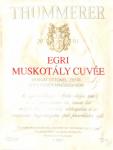 Etiketa Muskotály Egri cuveé 2003. 