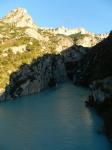 Vjezd do soutěsky Gorges du Verdon, největšího kaňonu Evropy